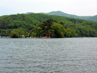 野尻湖にある神社