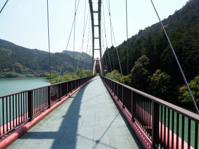 天竜川の吊り橋